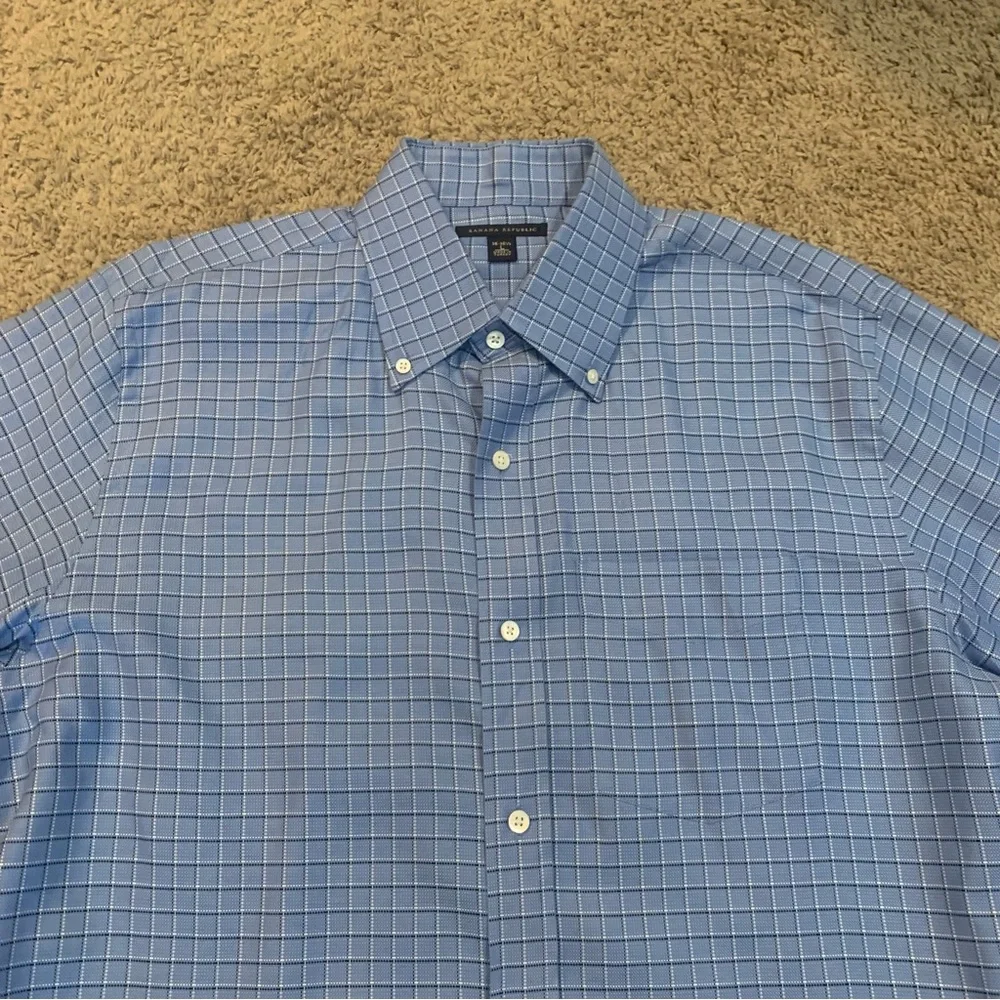 Banana Republic Button Down Shirt 16-16 1/2 Large